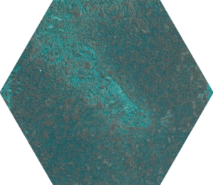 Vibrant Green Hexagon 5x6 Glossy Ceramic Tile