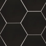 Hexley Graphite Matte Ceramic Tile