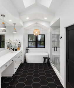 Hexley Graphite Matte Ceramic Tile