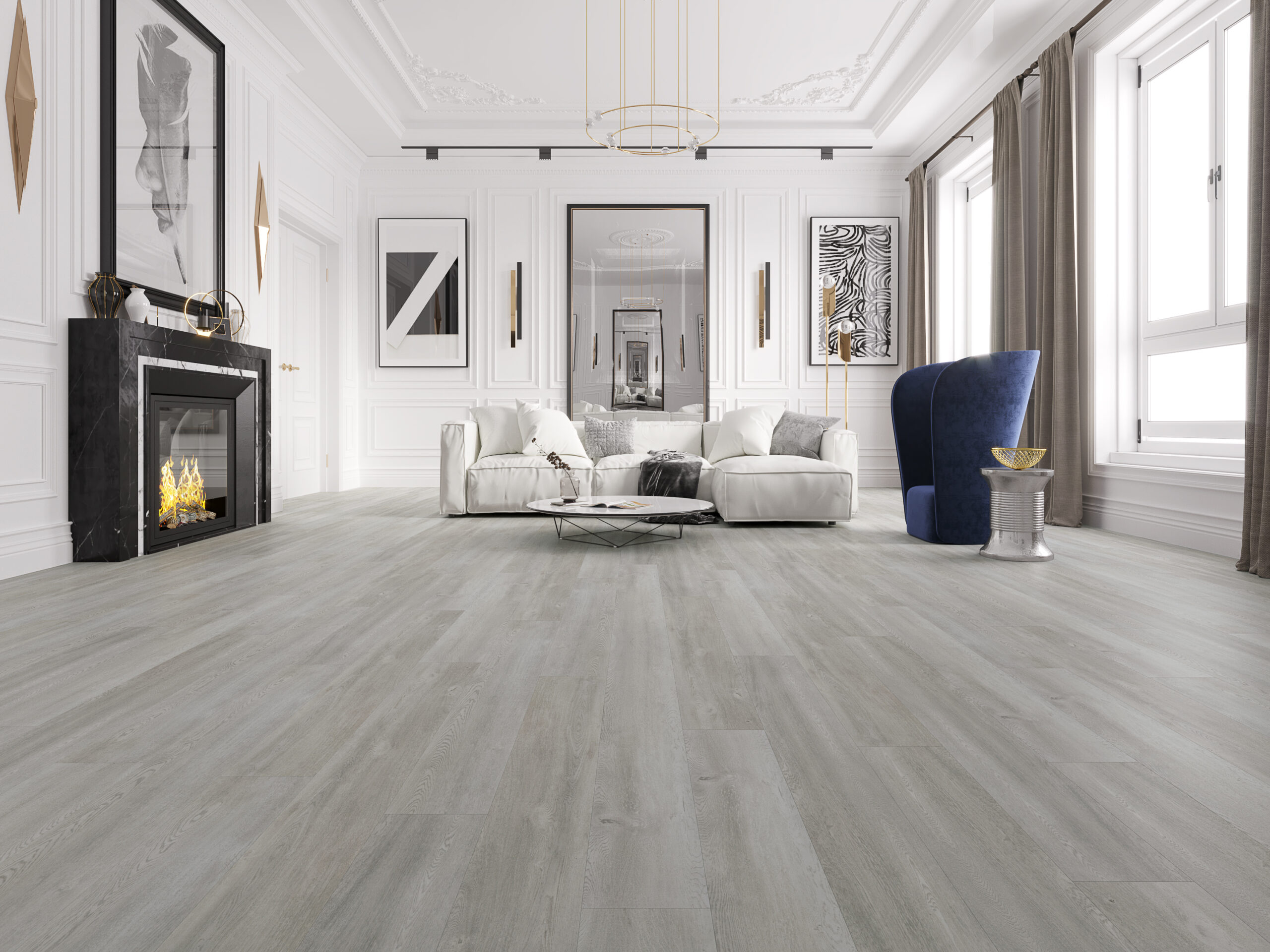 Silent Blue Manhattan 69 Series Whitish Clay vinyl Quality Floors & More Fort Lauderdale