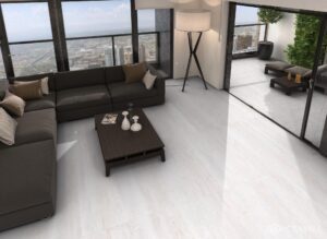 Porcemall Dayton Pearl 12x24 tile room Quality Floors & More Pomapno Beach