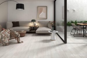 Porcemall Meridoc Blacno 9x48 wood look tile room Quality Floors & More Pomapno Beach