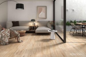 Porcemall Meridoc Haya 9x48 wood look tile room Quality Floors & More Pomapno Beach