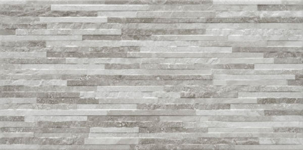 Muro Cipriani White/Grey Mosaic Tile