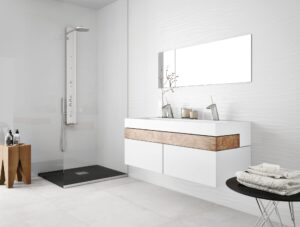 Happy Floors Glaciar Wave Glossy 12x36 wall tile Quality Floors & More Pomapno Beach