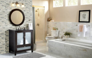 MSI Everest Interlocking bathroom pic Quality Floors & More Pompano Beach