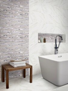 MSI White Wave bathroom pic Quality Floors & More Pompano Beach