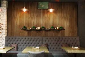 MSI Aspenwood Cafe 9x48 on wall Quality Floors & More Pompano Beach