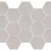 Happy Floors Newton White Hexagon mosaic Quality Floors & More Pompano Beach
