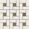 Happy Floors Arona Bianco Pinwheel mosaic Quality Floors & More Pompano Beach