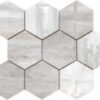 Happy Floors Fossil Pearl Hexagon mosaic Quality Floors & More Pompano Beach