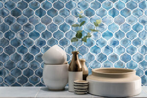 MSI Blue Shimmer Arabesque full mosaic Quality Floors & More Pompano Beach