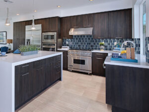 MSI Boathouse Blue Picket glass kitchen Quality Floors & More Pompano Beach