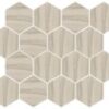 Happy Floors Silver Taupe Hexagon mosaic Quality Floors & More Pompano Beach