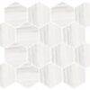Happy Floors Silver White Hexagon mosaic Quality Floors & More Pompano Beach
