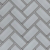 MSI Ice Beveled Herringbone 2×4 glass tile Mosaic Quality Floors & More Pompano Beach