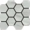 Happy Floors Bardiglio Grigio Natural Hexagon mosaic Quality Floors & More Pompano