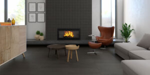 Happy Floors Kursaal-Raven 24x24 Porcelain-Floor-Tiles-and Raven Mosaic room picture Quality Floors & More Co Pompano Beach