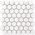 Happy Floors Statuario Matte Small Hexagon mosaic Quality Floors & More Pompano Beach