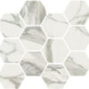 Happy Floors Stratus Grigio Polished Hexagon mosaic Quality Floors & More Pompano Beach