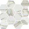 Happy Floors Stratus Oro Natural Hexagon mosaic Quality Floors & More Pompano Beach