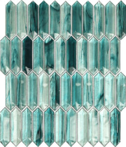 HF- Tortuga Turquoise Picket Mosaic