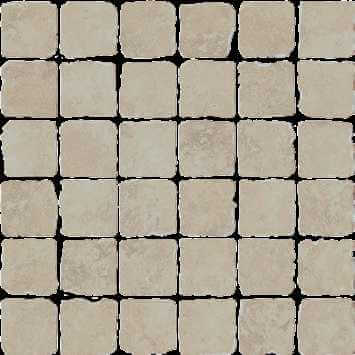 Pietra D'Assisi Beige 2x2 Tumbled Mosaic