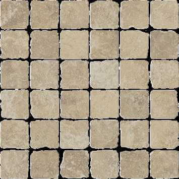 Pietra D’Assisi Noce 2×2 Tumbled Mosaic