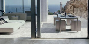 Flint Silver Natural Rectified Porcelain Tile