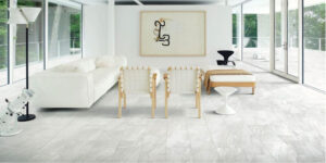 Flint White Natural Rectified Porcelain Tile