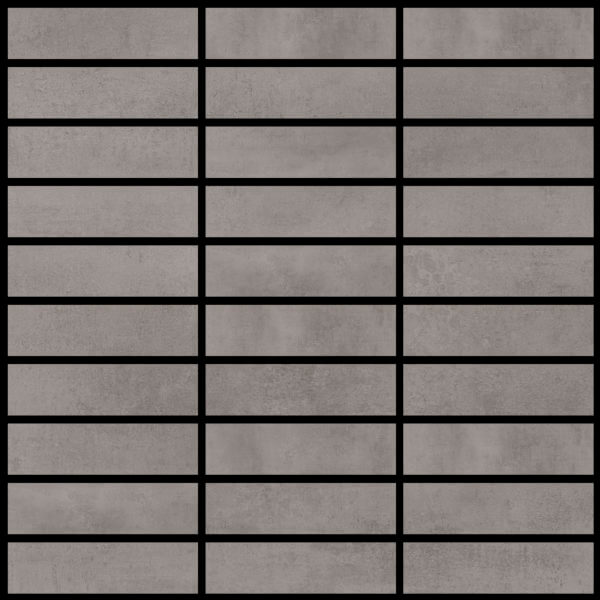 Contempo Grey 1.25×4 Natural Mosaic