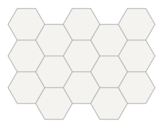 Blanco Hexagon Natural Mosaic
