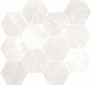 Salt Stone Ice Hexagon Matte Mosaic