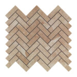 Salt Stone Terra Herringbone Matte Mosaic