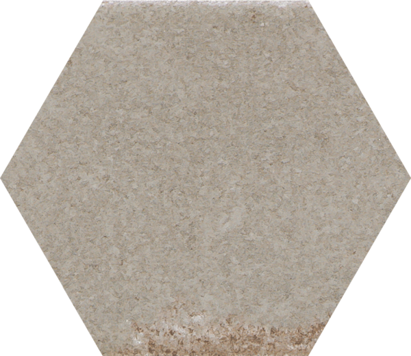 Vibrant Cream Hexagon 5×6 Glossy Ceramic Tile