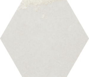 Vibrant White Hexagon 5x6 Glossy Ceramic Tile