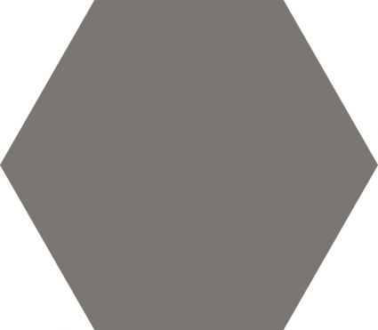 Carpenter Grey Hexagon 5×6 Matte Ceramic Tile