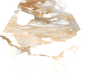 Crash Biege Natural Hexagon 10x11 Ceramic Tile