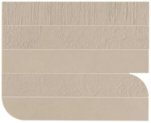 B-Natural Ash Piano Mix Matte Mosaic