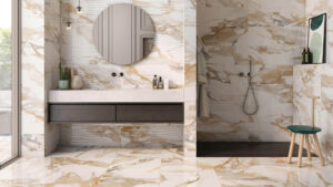 Crash Beige Polished 12x36 Ceramic Tile