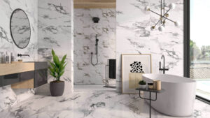 Crash Blanco Natural Hexagon 10x11 & 12x36 Ceramic Tile