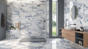 Crash Blue Polished 12x36 Ceramic Tile