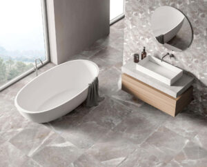 Salt Stone Ash Porcelain Tile and Mosaic