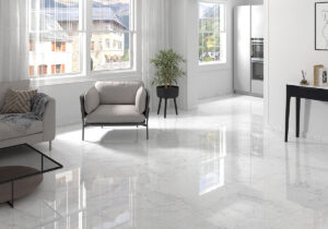 Kaya Calacatta Bianco 24x24 Polished Porcelain Tile