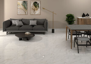 Kaya Calacatta Lucca 24x48 Polished Porcelain Tile