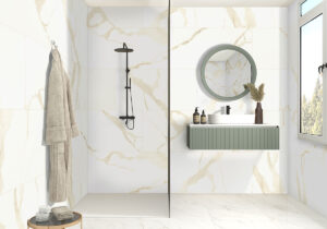 Eden Calacatta Matte Porcelain Tile