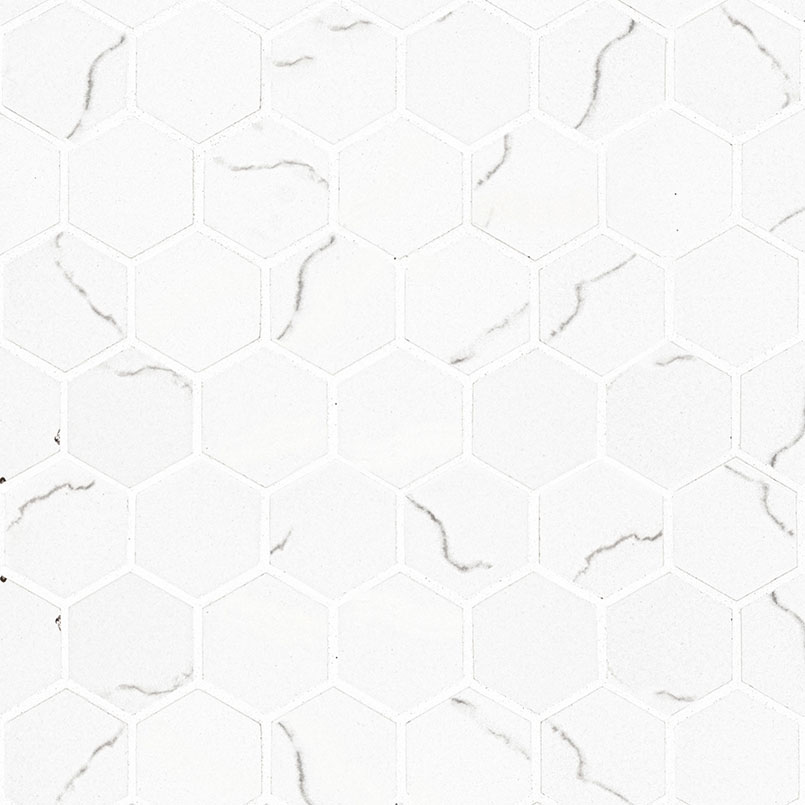 Miraggio Gray 2x2 Hexagon Matte Mosaic