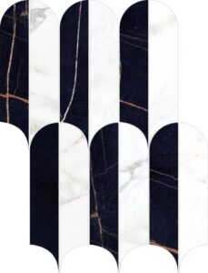 Kobe Borghini Polished Quill Mosaic