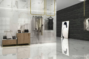 Calacatta Select Blanco 48x48 Polished Rectified Porcelain Tile